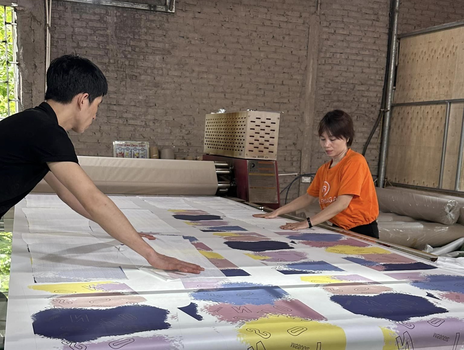 xưởng in vải uy tín